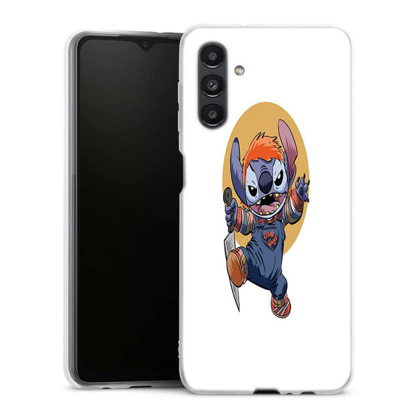 Coque Samsung A04S Stitch x Chucky Halloween